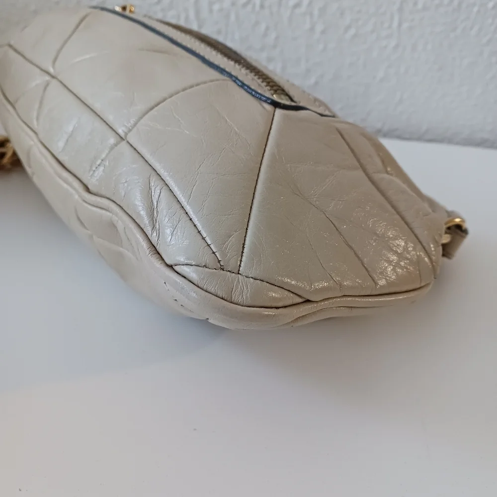 Vintage Marc Jacobs quilted ivory genuine leather shoulder bag - Picture 13 of 16